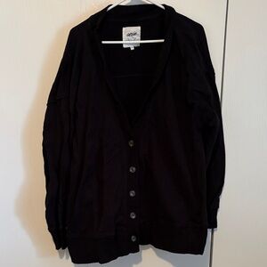 Aerie Black Jersey Sweater